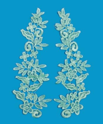 Páros csipke rátét 25x10 cm